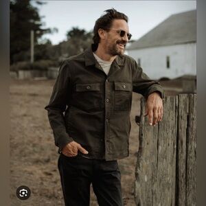 Flint and Tinder Canvas CPO Shirt Jacket  - size Small